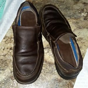 Dockers fusion footbed brown slip on loafers.9.5
